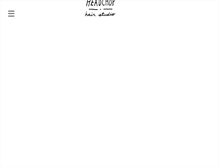 Tablet Screenshot of headchop.com